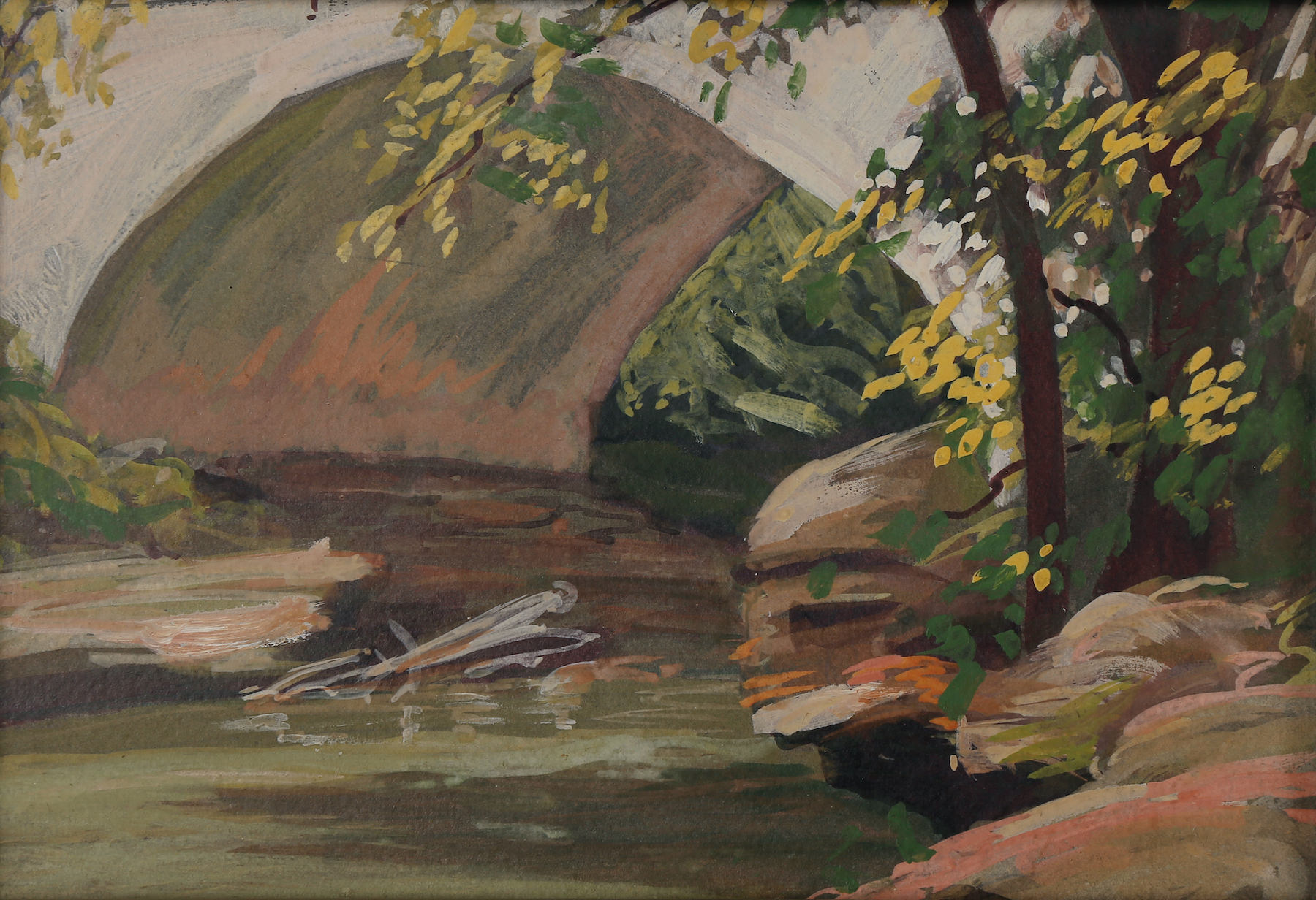Carl Frederick Gaertner’s Painting Doan Brook