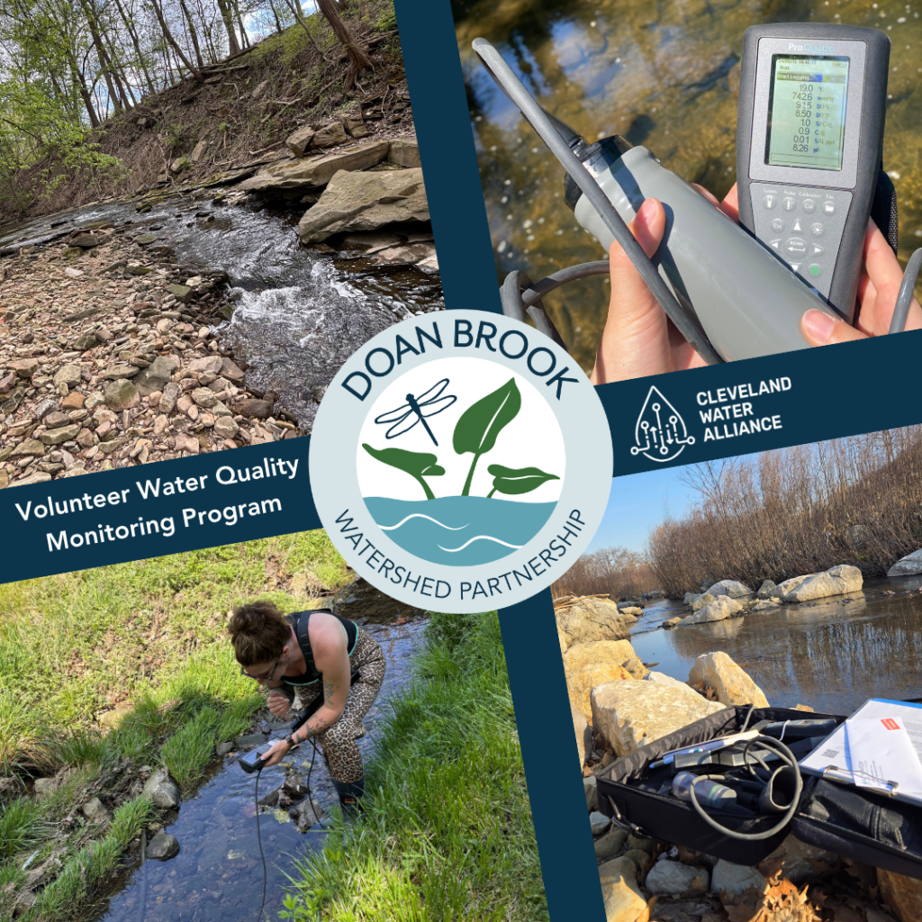 Doan Brook Volunteer Training & Water Quality Demonstration at Lower Lake